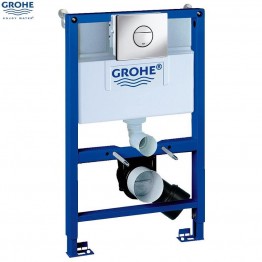 GROHE Rapid SL 3 in 1 WC Set incl. 0.82m Concealed Frame and Cistern